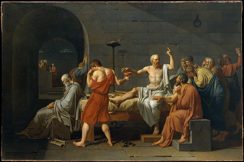 Jacques-Louis  David The Death of Socrates